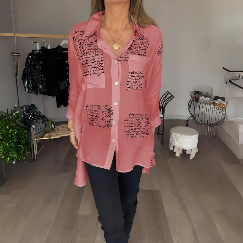 Azmira™ – Stylish Button-Up Shirt