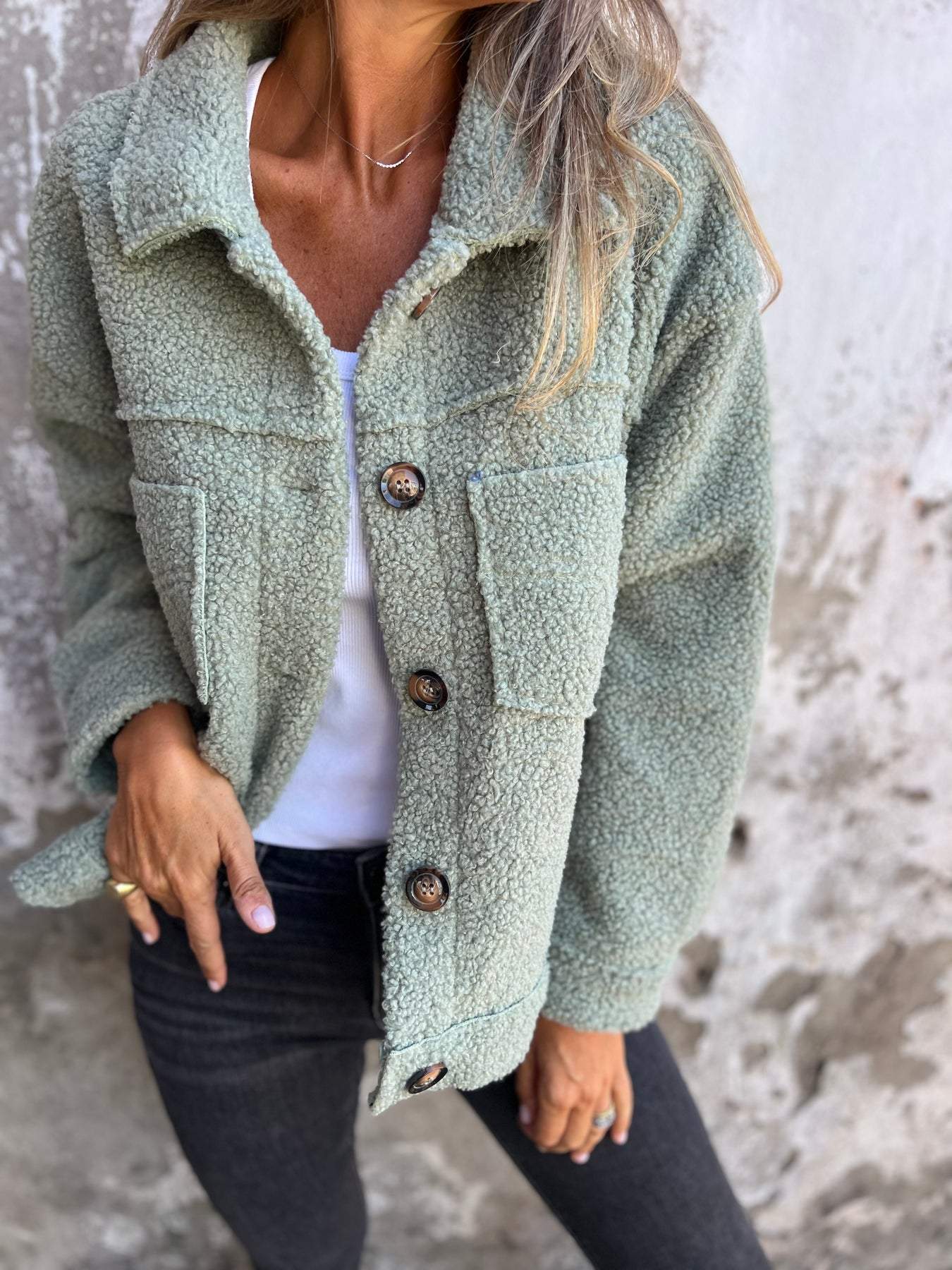 Aurora™ – Cozy button up jacket