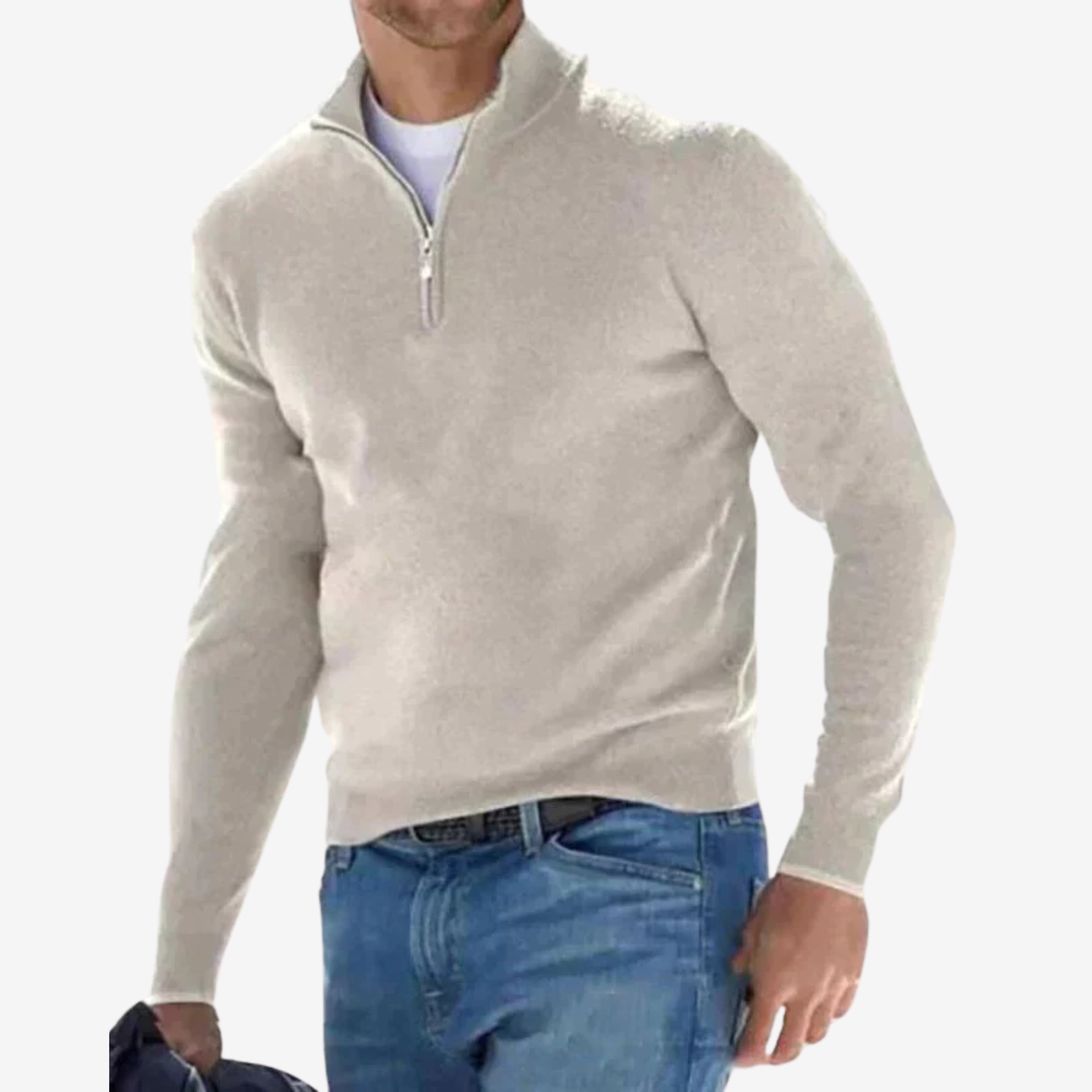 Jason™ – Men’s Sweater With Zipper