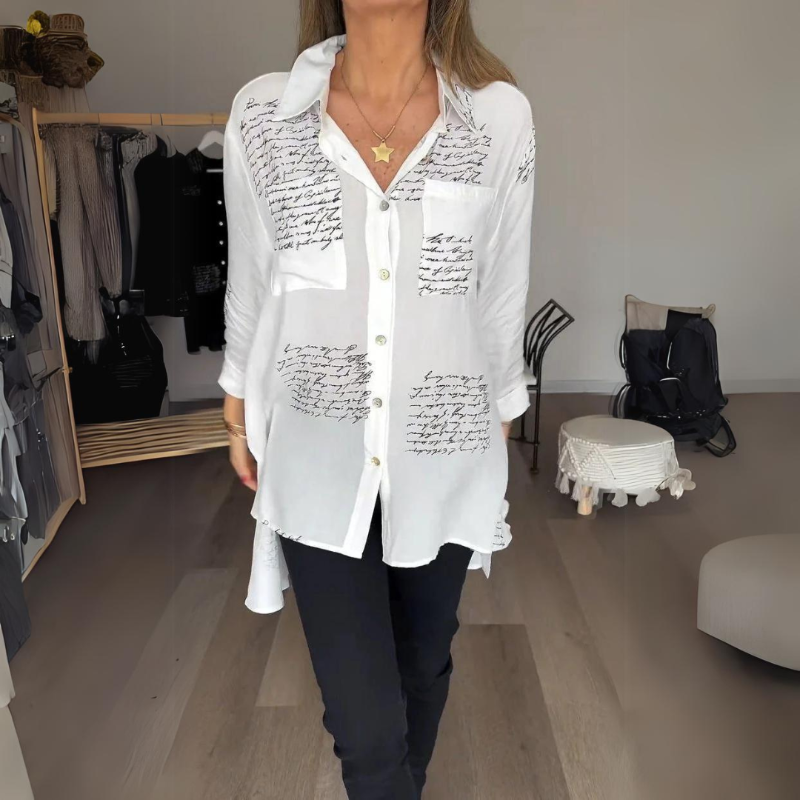 Azmira™ – Stylish Button-Up Shirt