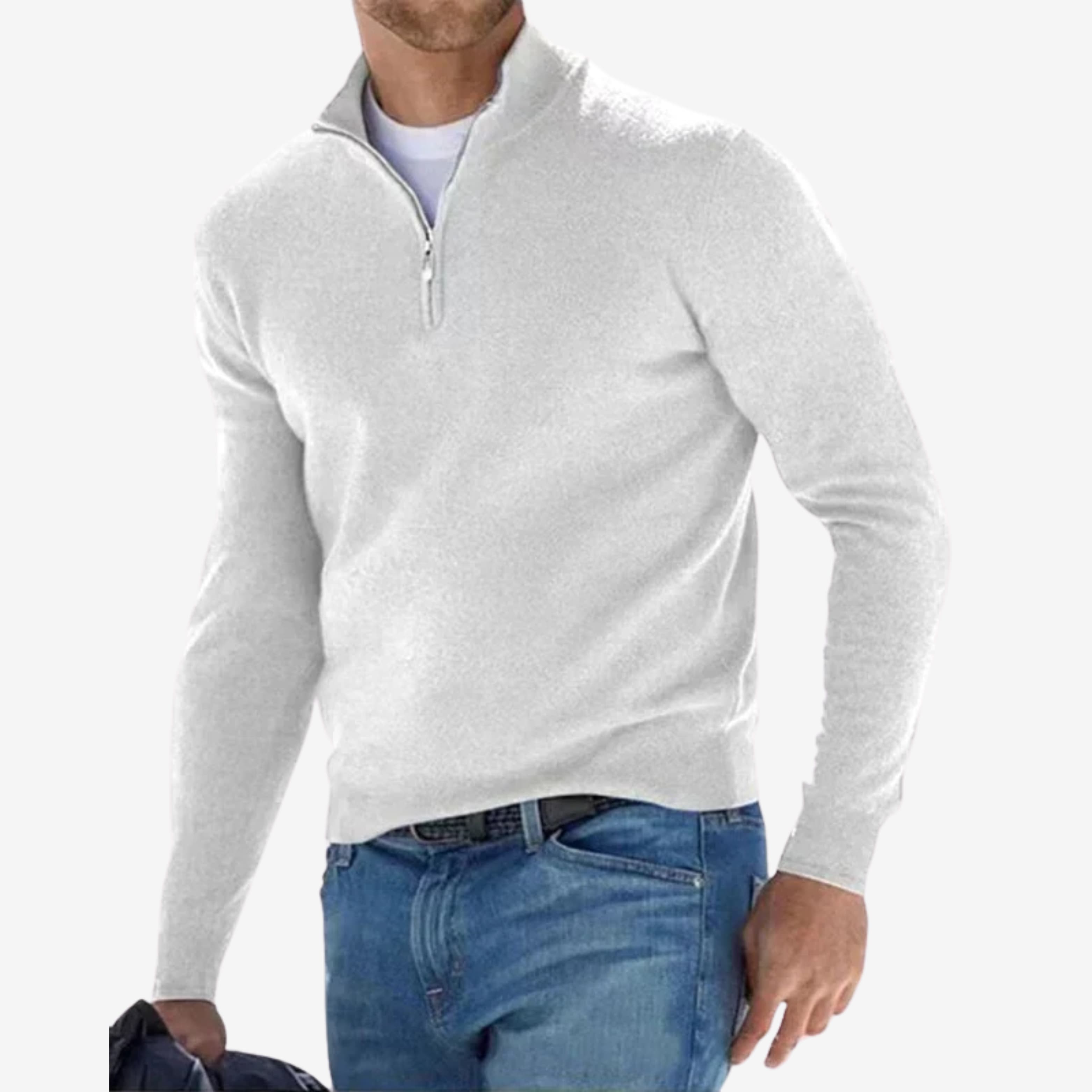 Jason™ – Men’s Sweater With Zipper