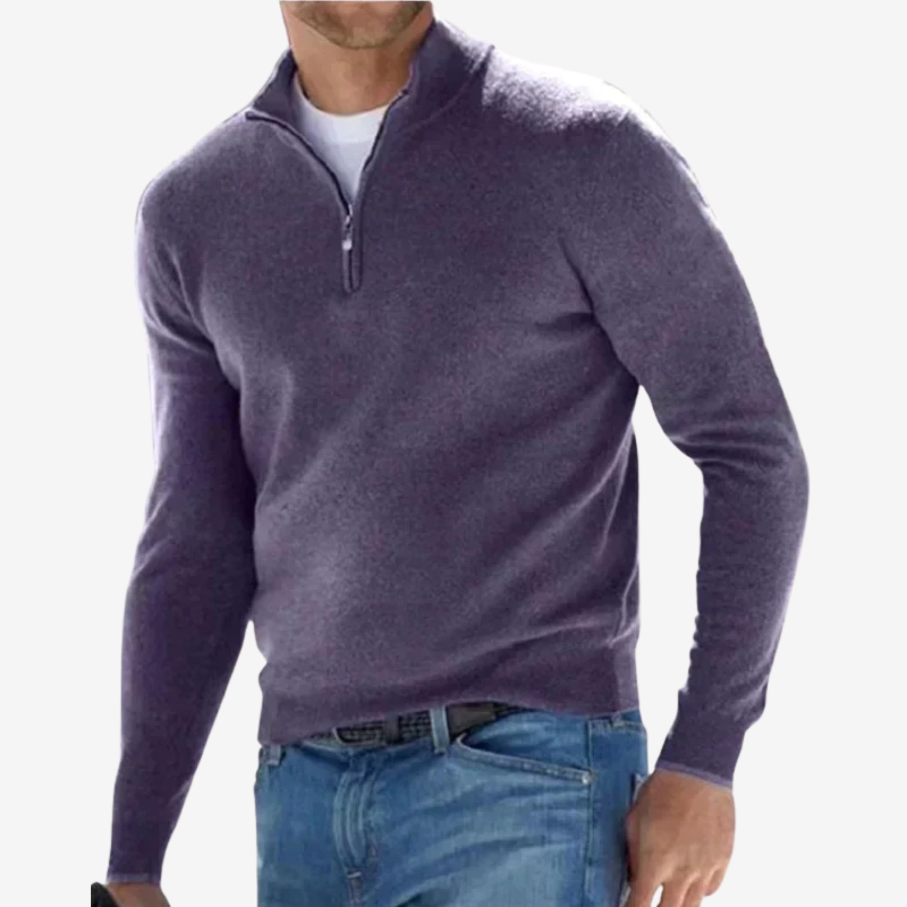 Jason™ – Men’s Sweater With Zipper