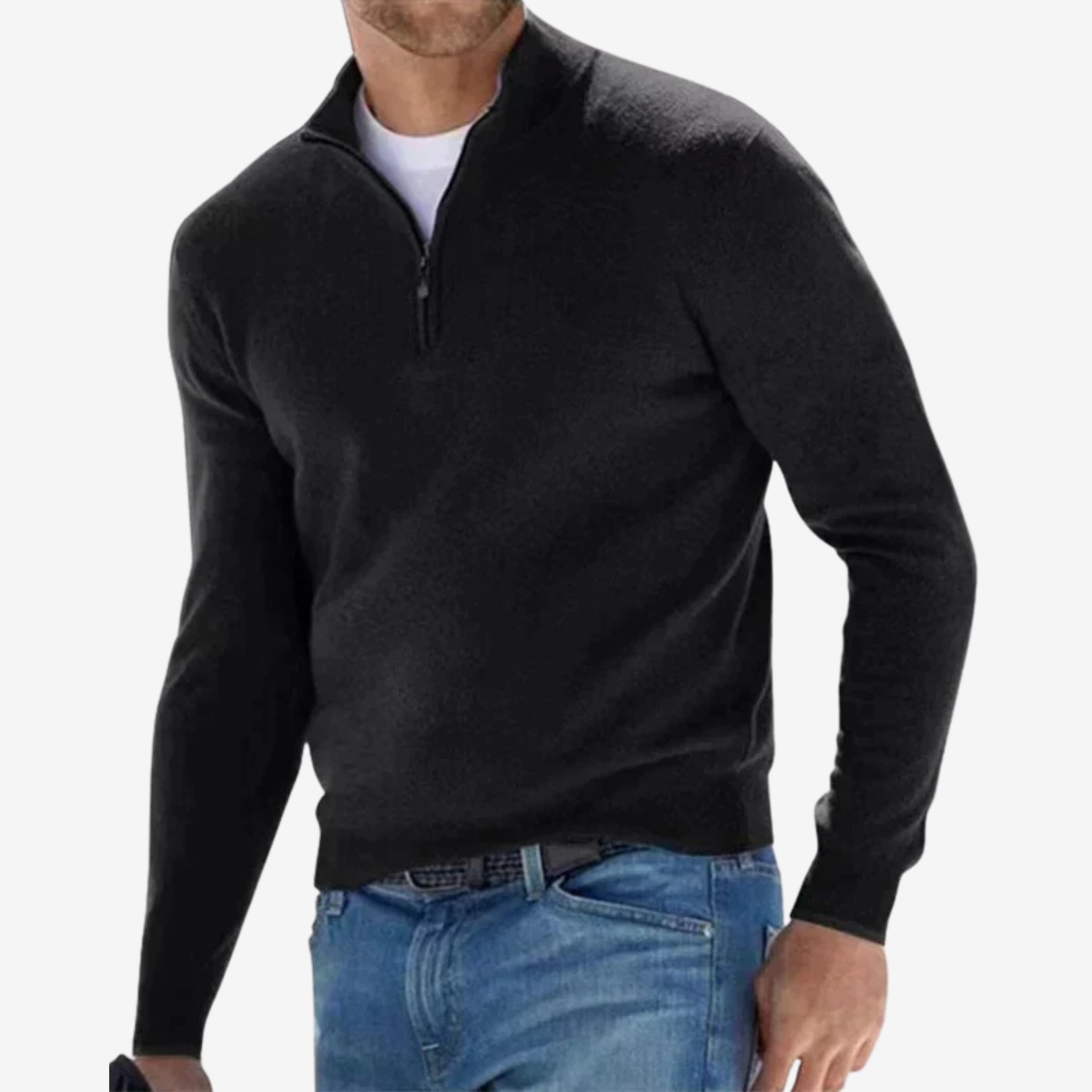 Jason™ – Men’s Sweater With Zipper