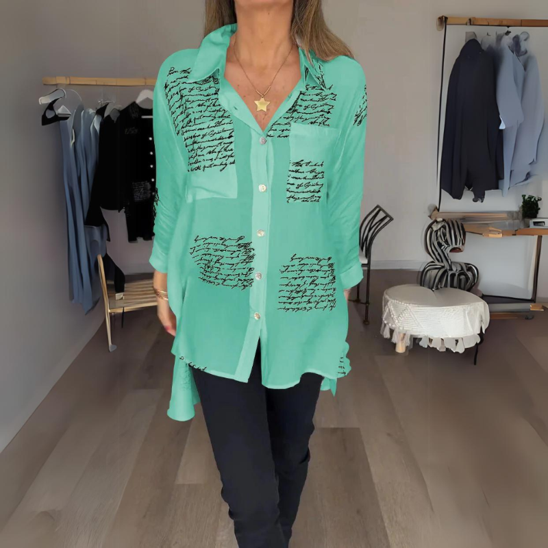 Azmira™ – Stylish Button-Up Shirt