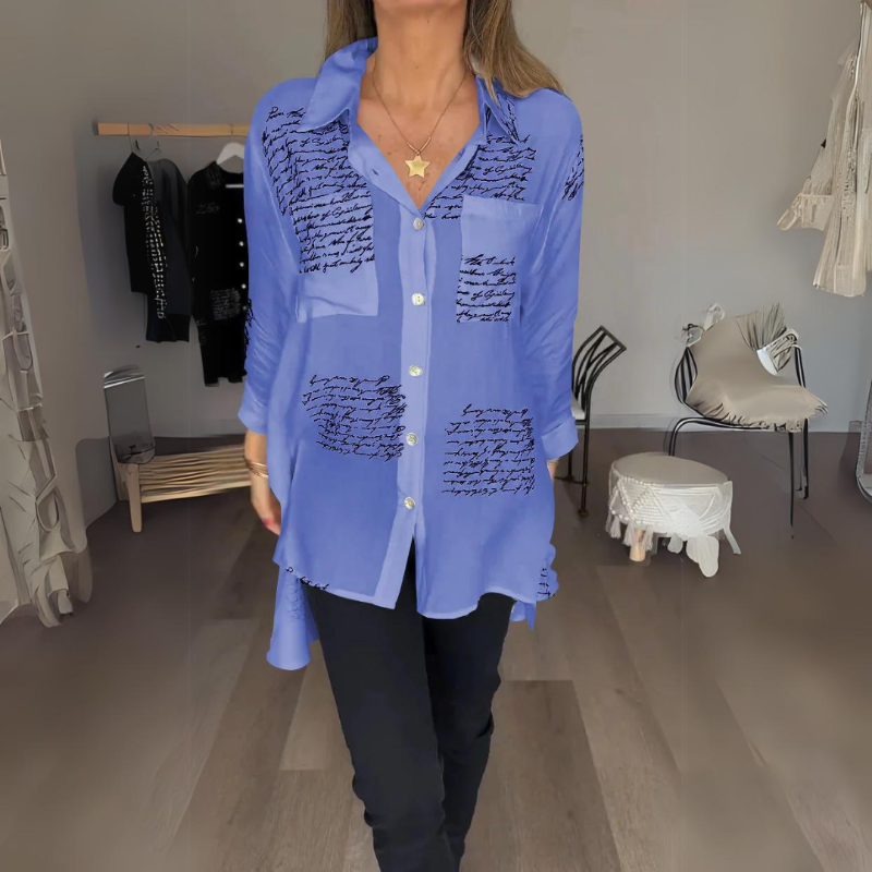 Azmira™ – Stylish Button-Up Shirt