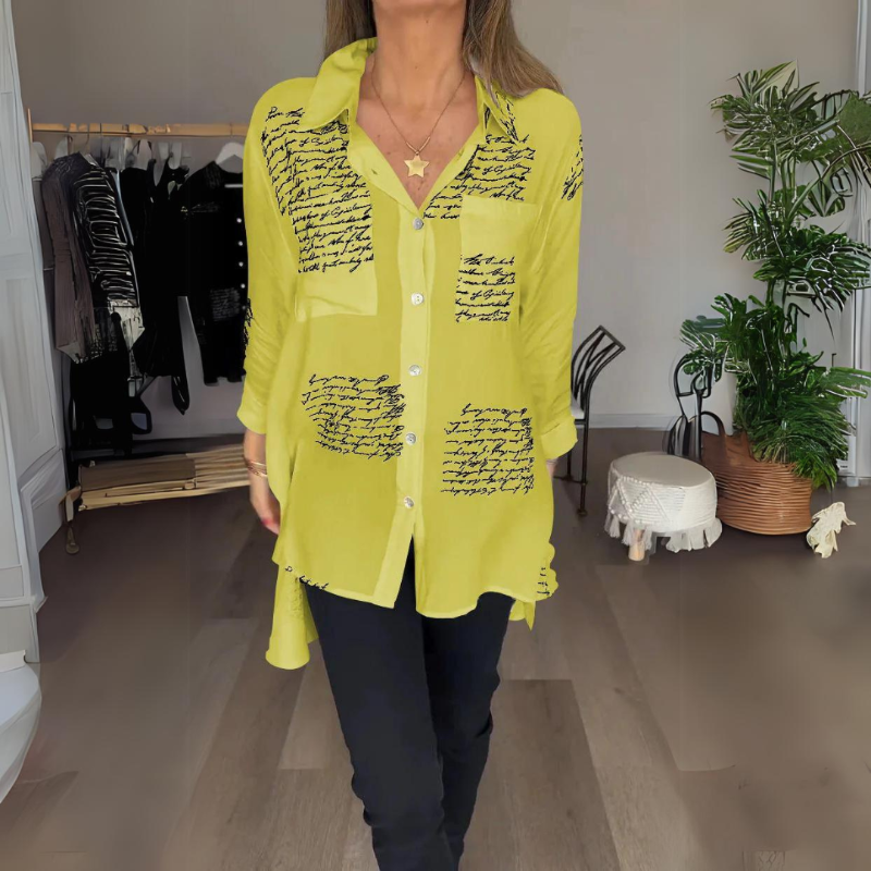 Azmira™ – Stylish Button-Up Shirt