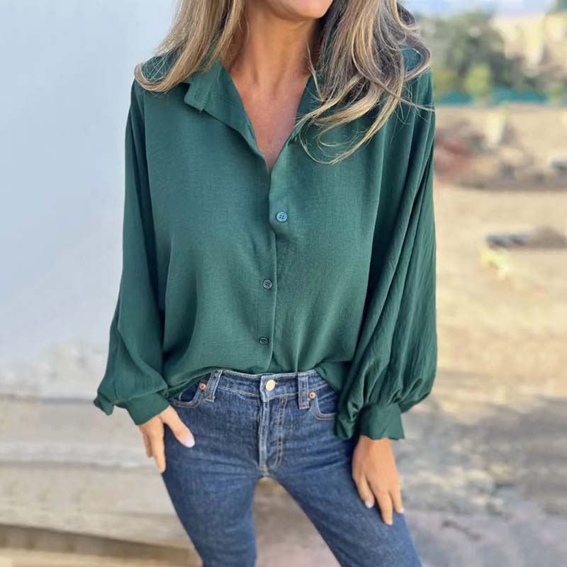 Iskra™ – Elegant Button-Up Blouse