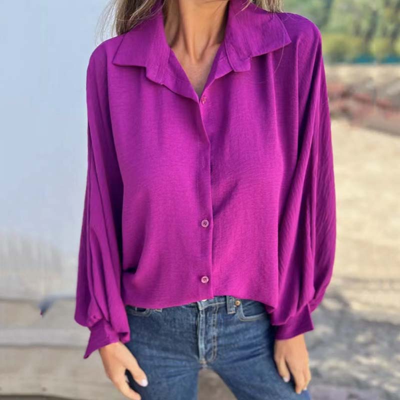 Iskra™ – Elegant Button-Up Blouse