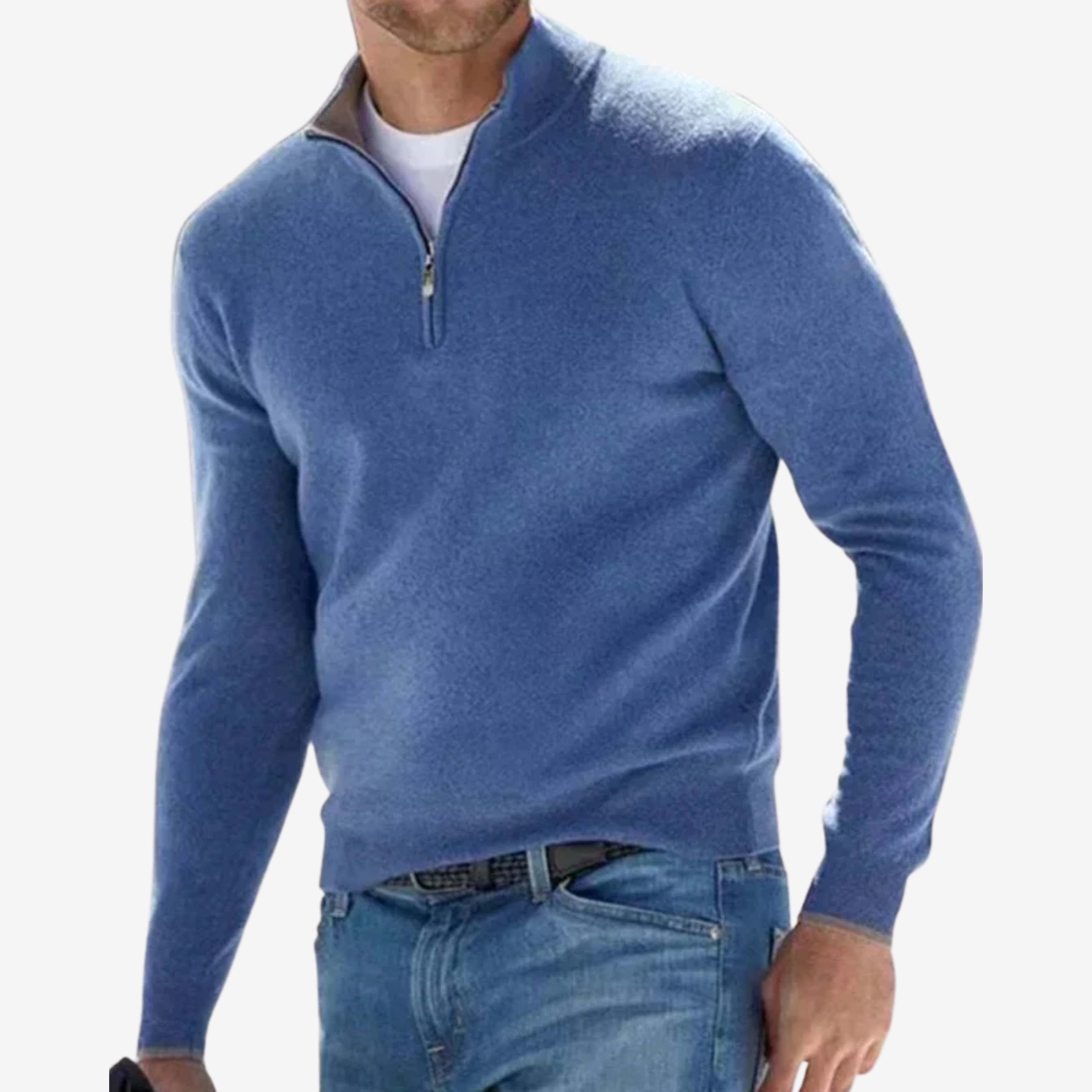 Jason™ – Men’s Sweater With Zipper