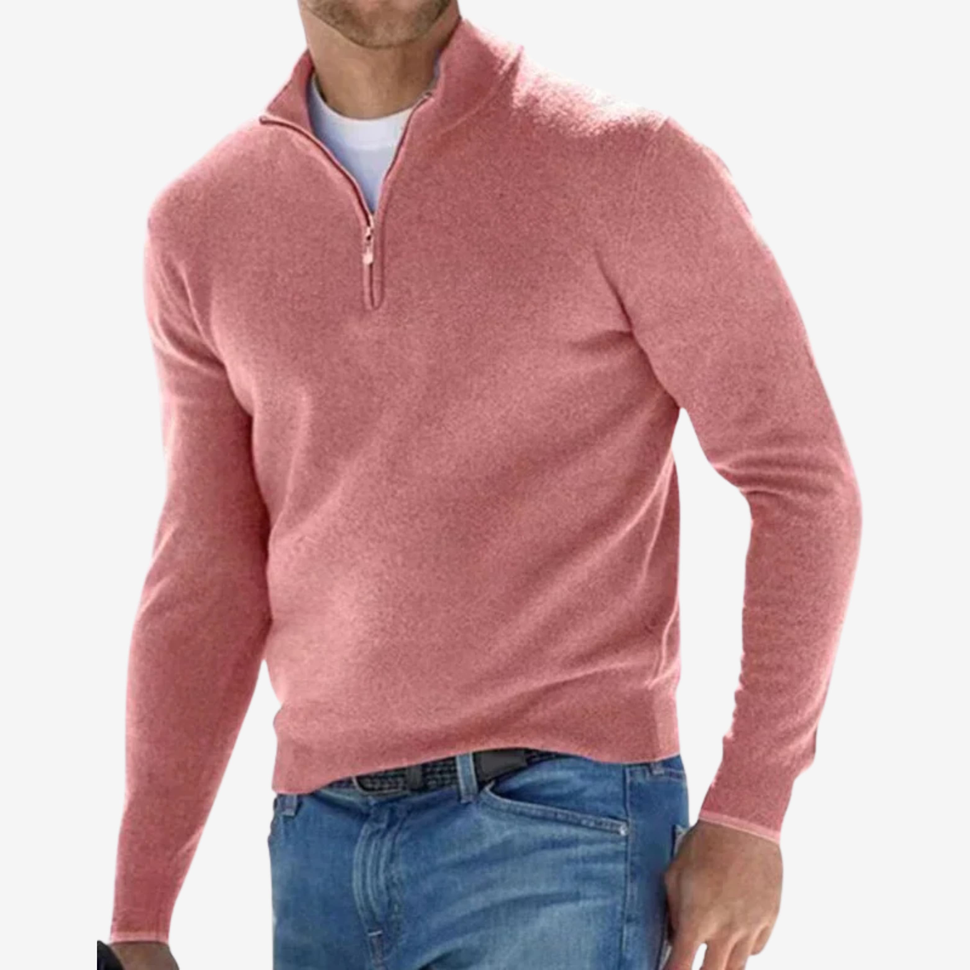Jason™ – Men’s Sweater With Zipper