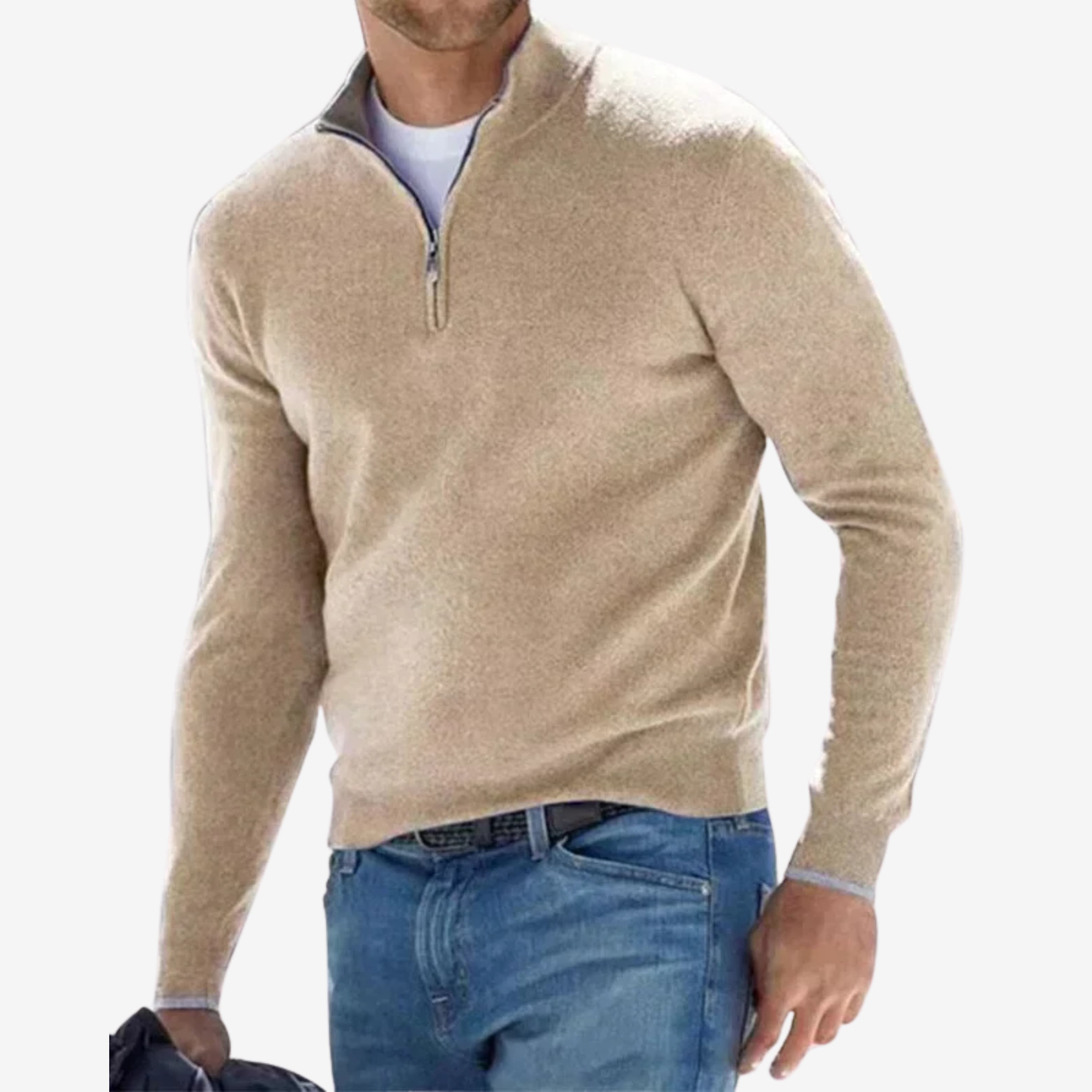Jason™ – Men’s Sweater With Zipper