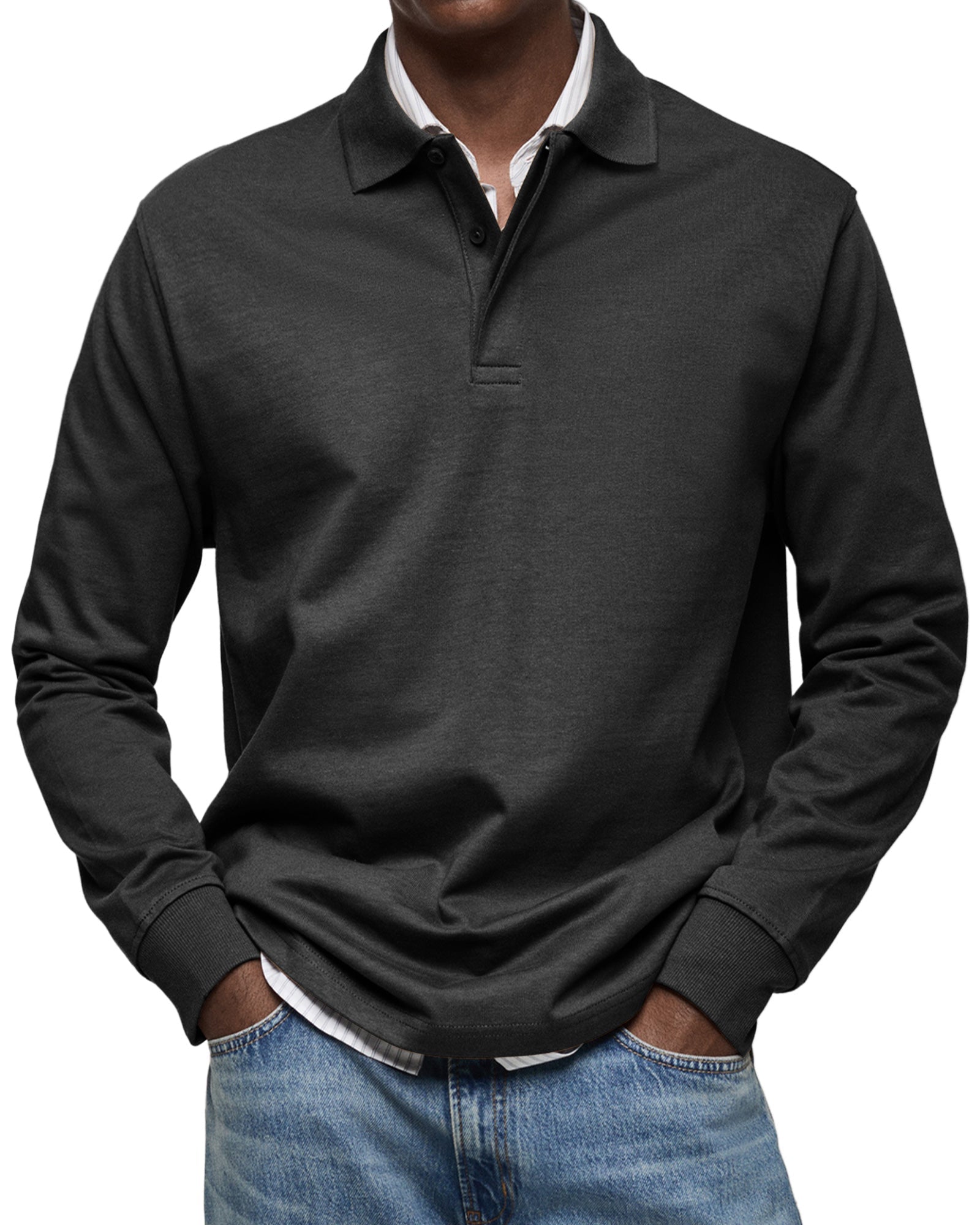 Alexandre™ – Casual Long Sleeve Polo