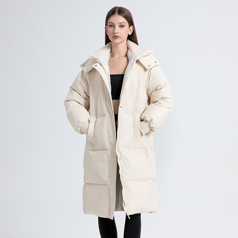 Gigaty™ – Classic Hooded Long Puffer Coat