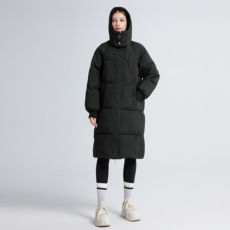 Gigaty™ – Classic Hooded Long Puffer Coat