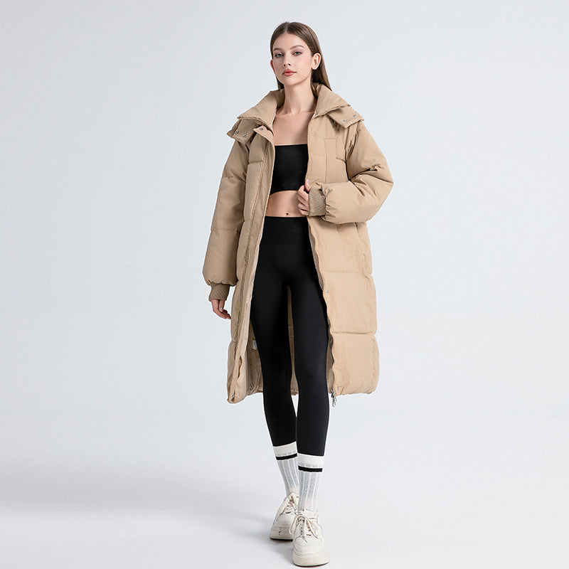 Gigaty™ – Classic Hooded Long Puffer Coat