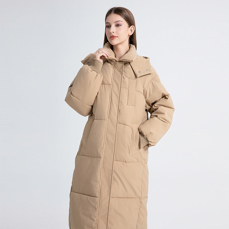 Gigaty™ – Classic Hooded Long Puffer Coat
