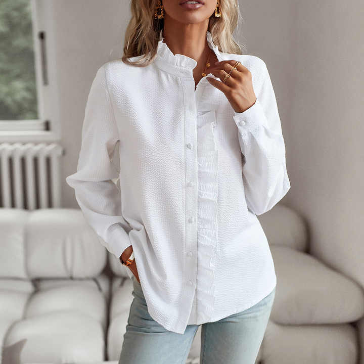 Aurora™ – Ruffle Long Sleeve Shirt